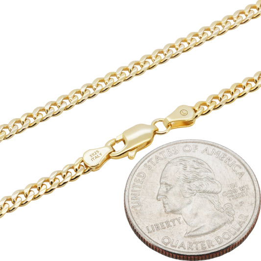 3mm Cuban Link Chain 20"