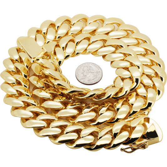 24mm Miami Cuban Link Chain 30"