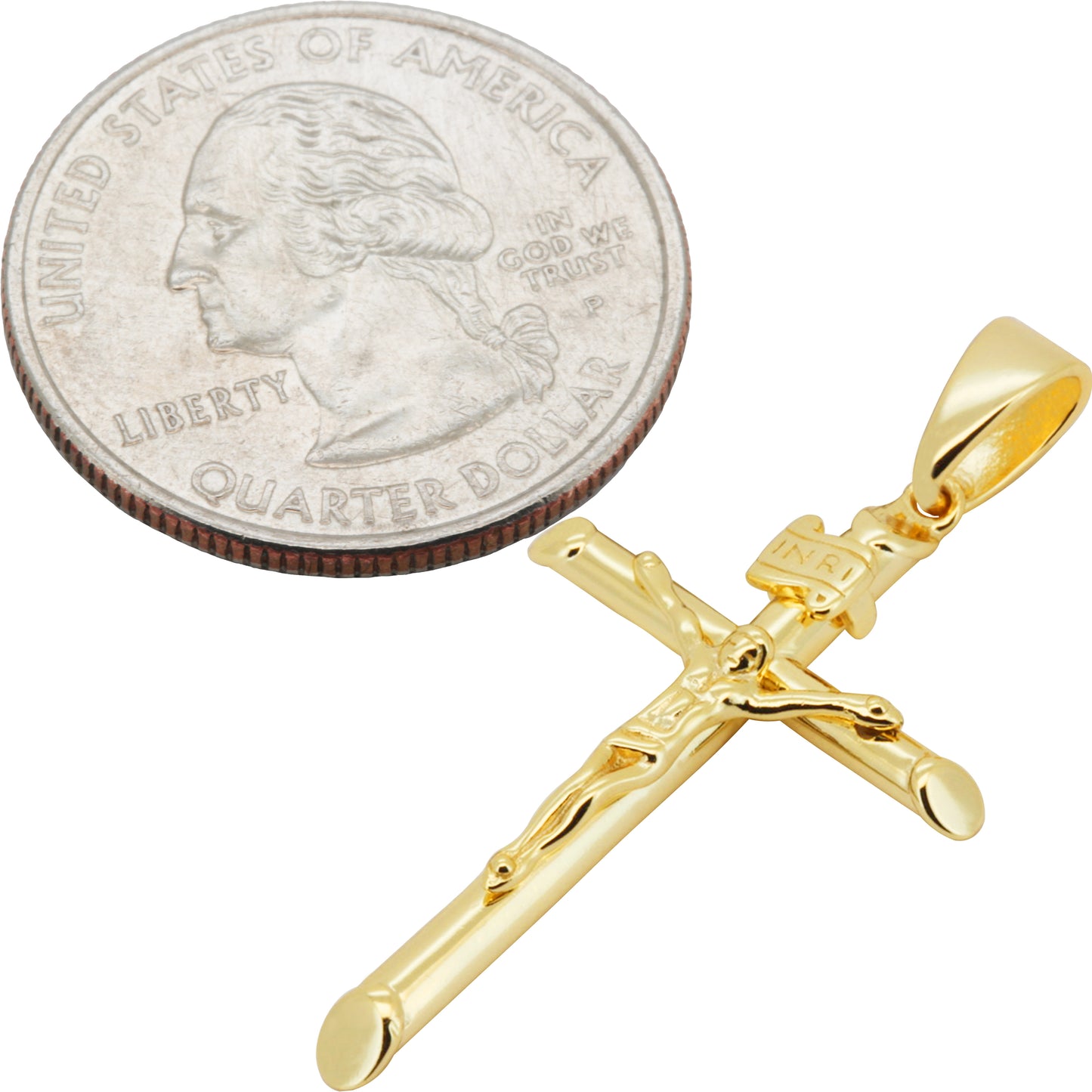Crucifix Cross Pendant XS