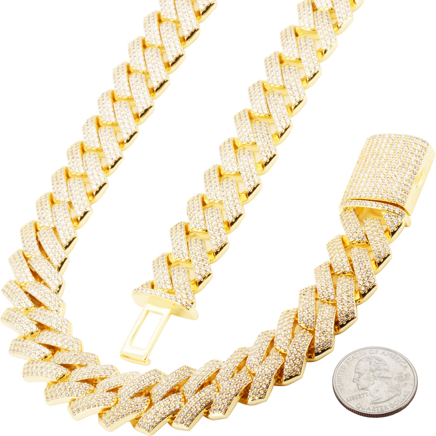 Miami Cuban Link Bracelet (Brass)