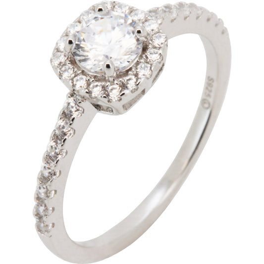 Cushion Halo Engagement Ring Size 6