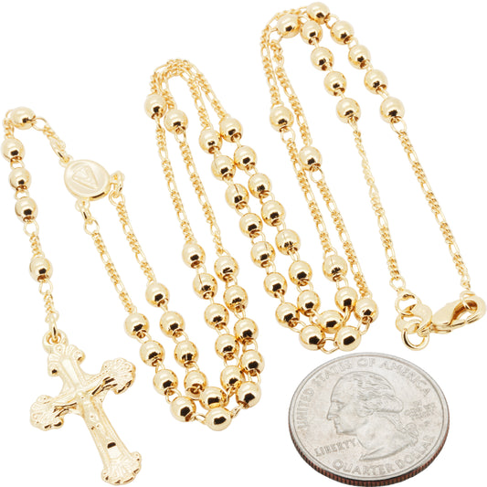 3mm Rosary 24" + 3.8"