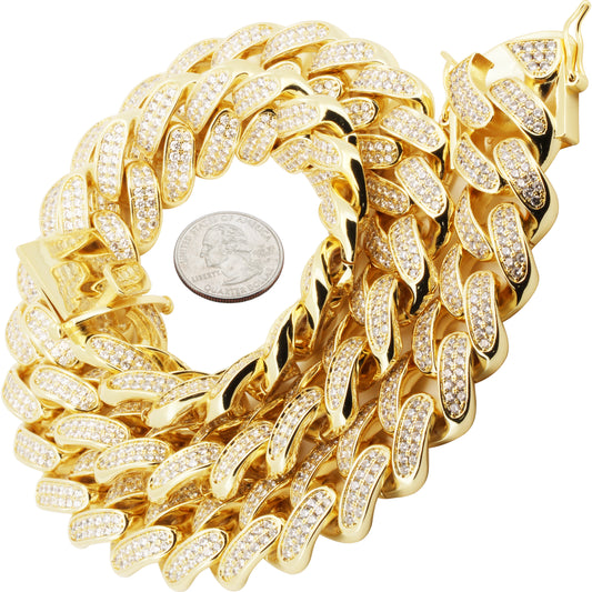 Miami Cuban Link Chain (Brass)