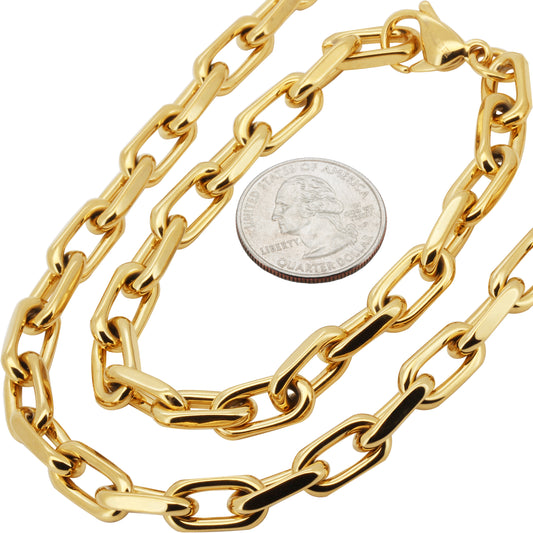 8mm Cable Link Chain 22"