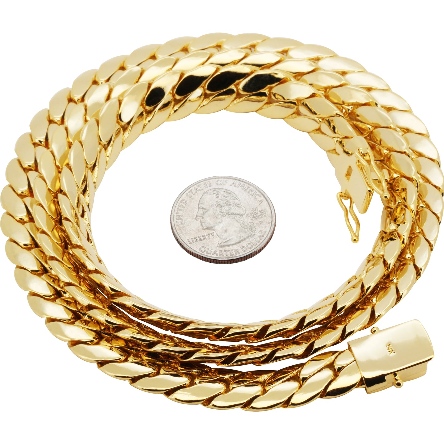 12mm Miami Cuban Link Chain 26"