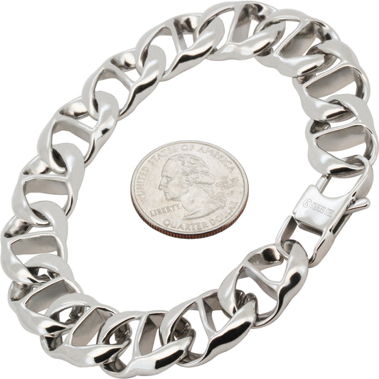 14mm Mariner Bracelet 9”