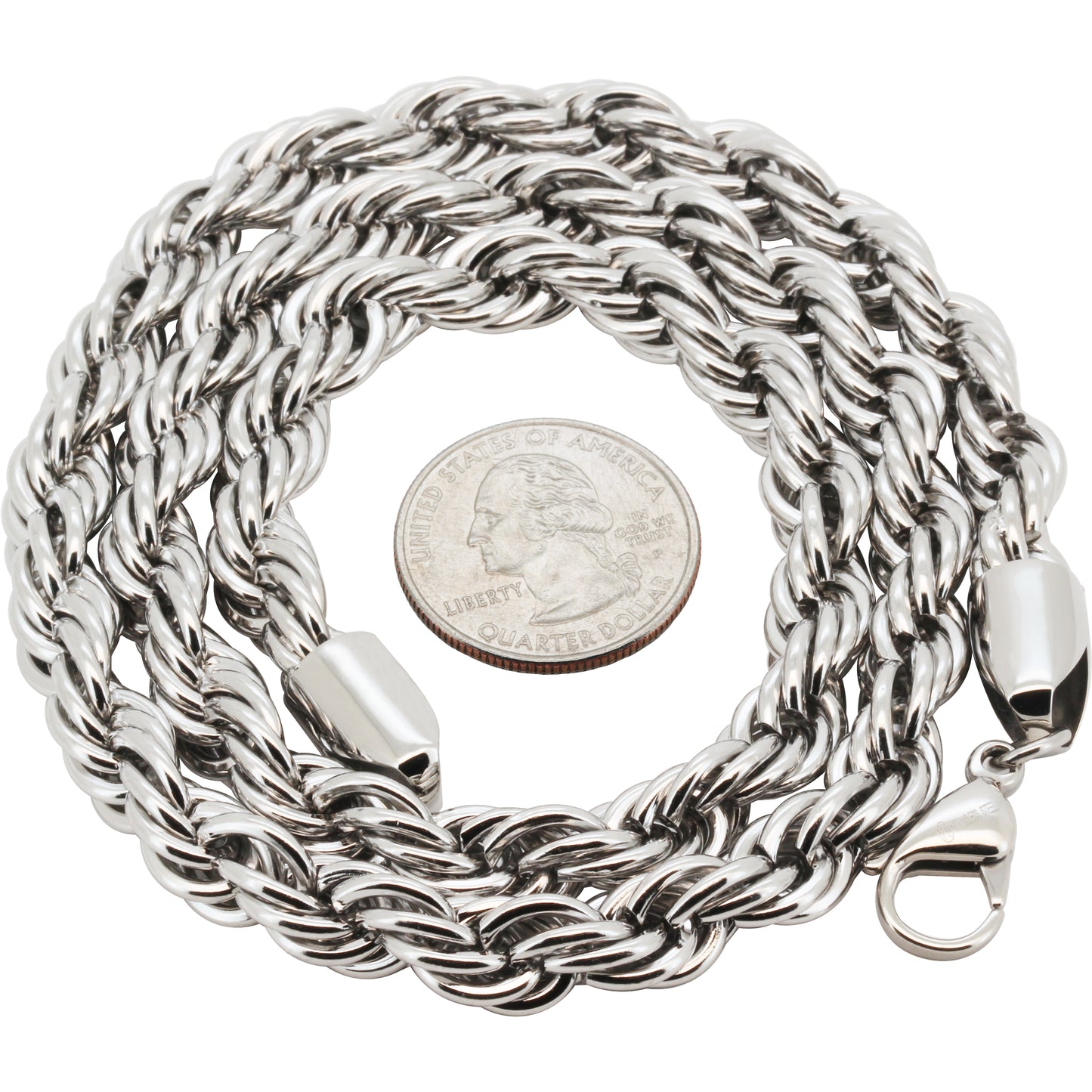 9mm Rope Chain 30"