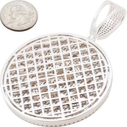 Money Gun Circle Pendant
