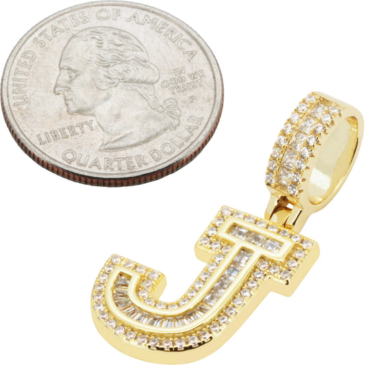 Block Letter J Pendant