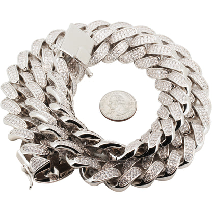 24mm Cuban Link Chain 30"