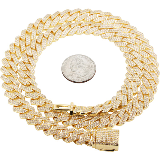 12mm Cuban Link Chain 20"