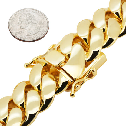 24mm Miami Cuban Link Chain 30"