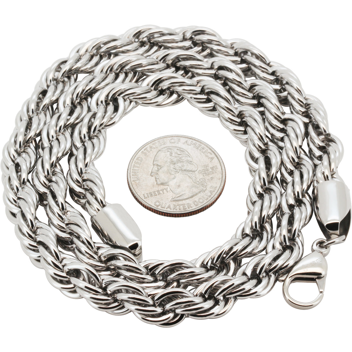 9mm Rope Chain 28"