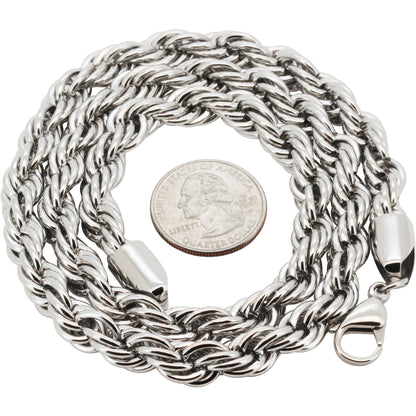 9mm Rope Chain 28"