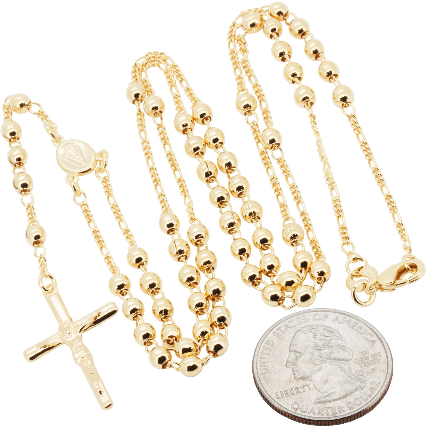 3mm Rosary 24" + 3.8"