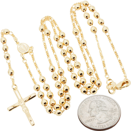 3mm Rosary 24" + 3.8"