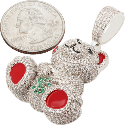 Teddy Bear Money Bag Pendant