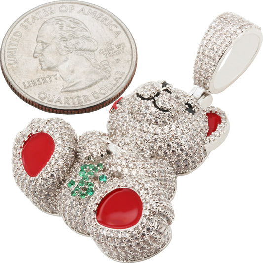 Teddy Bear Money Bag Pendant