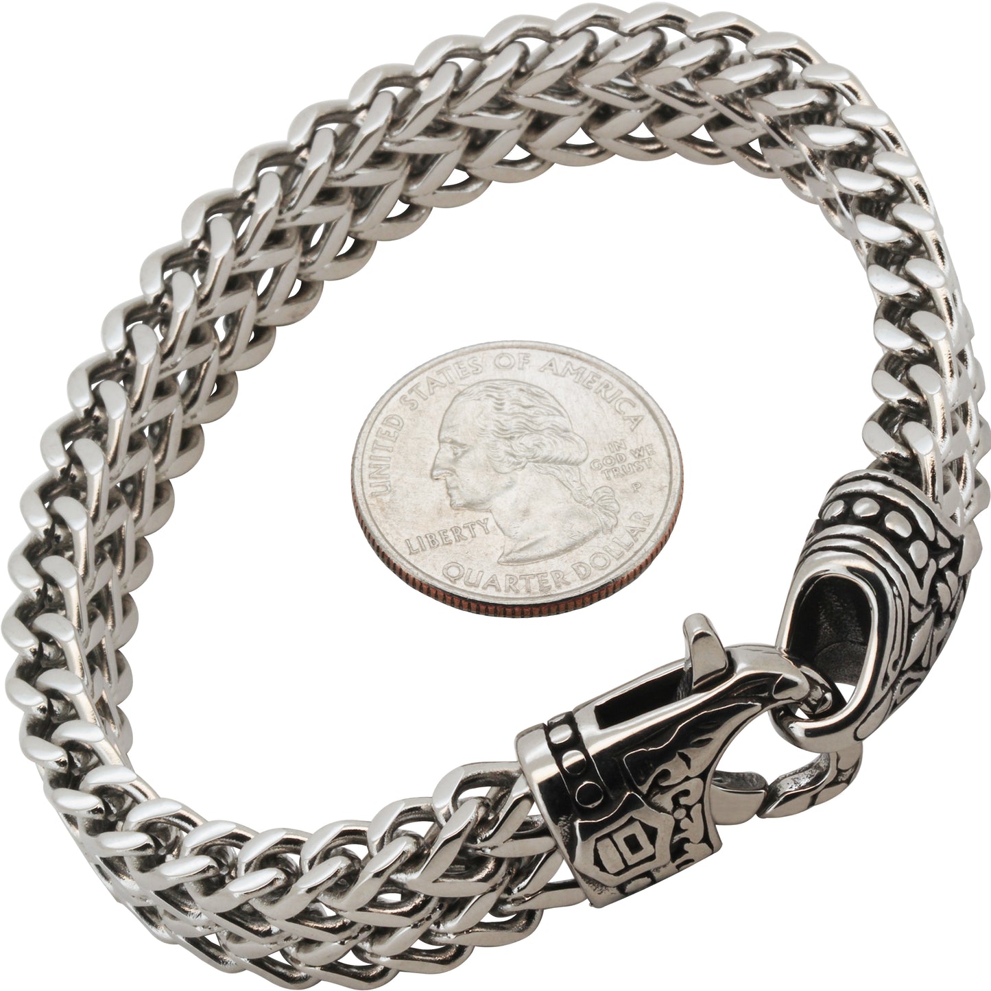 12mm Double Row Franco Bracelet 8.5”