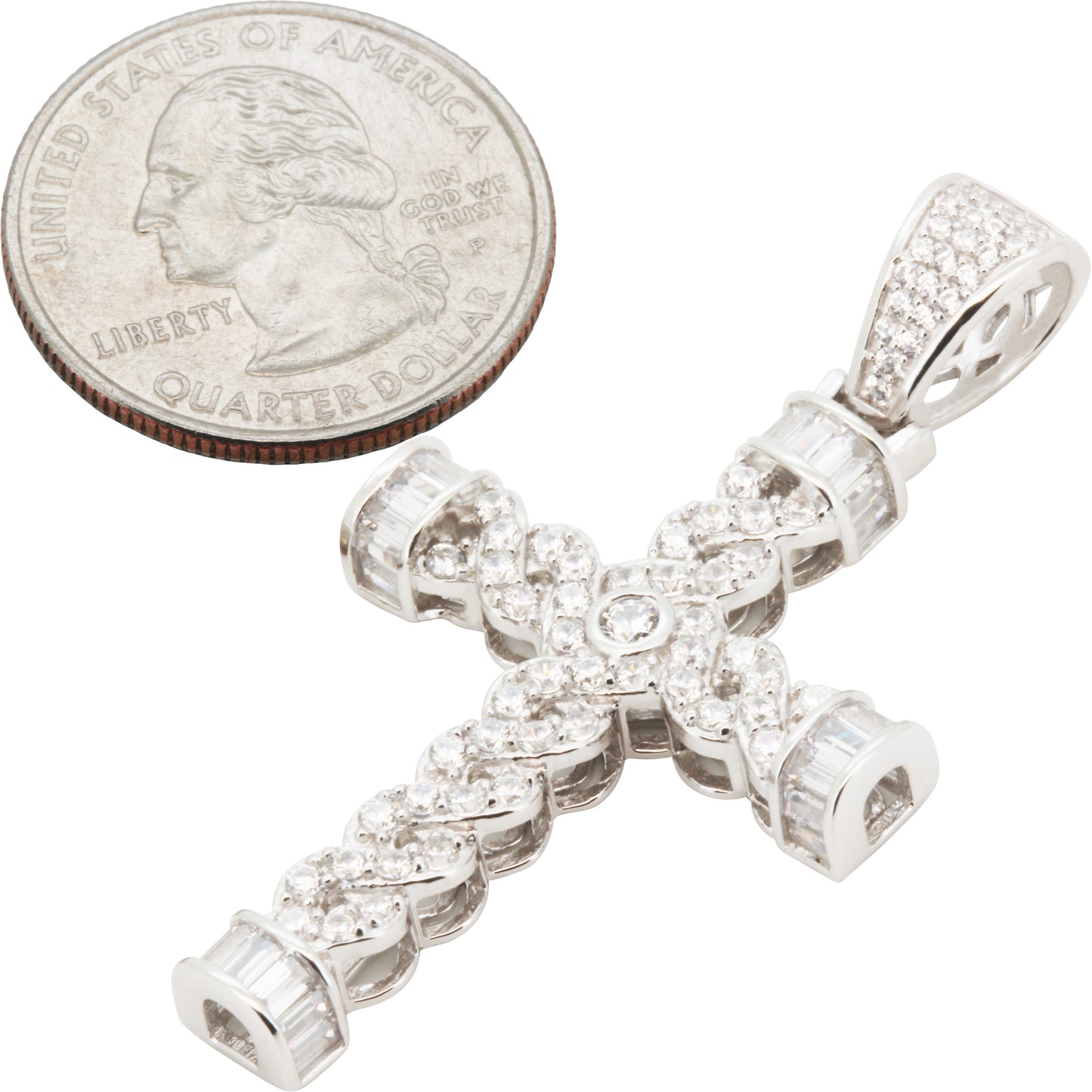 Cross Pendant (925 Sterling Silver)