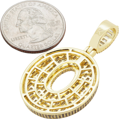 Bubble Letter O Pendant