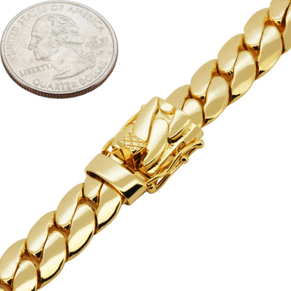 12mm Miami Cuban Link Chain 30"