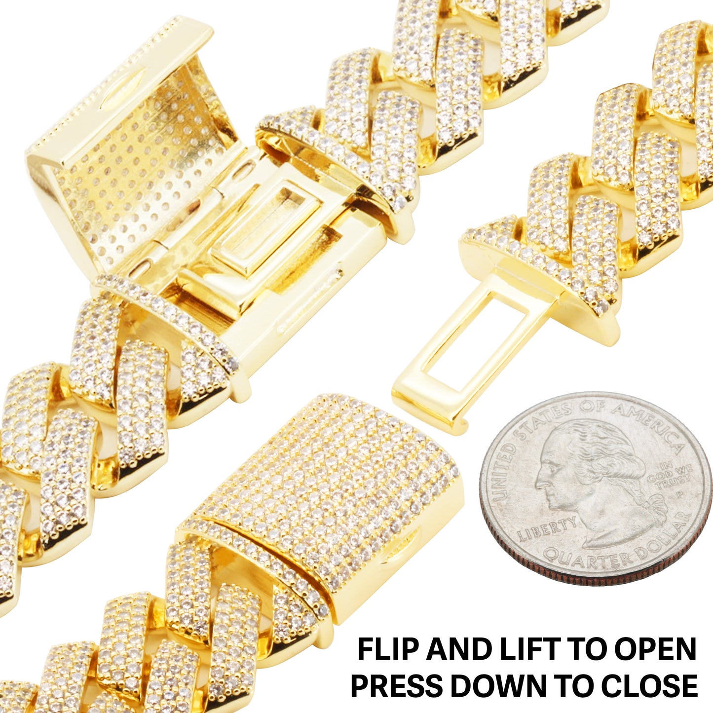 Miami Cuban Link Bracelet (Brass)