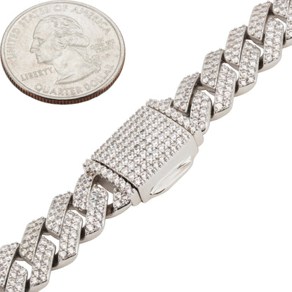 12mm Cuban Link Bracelet 8"