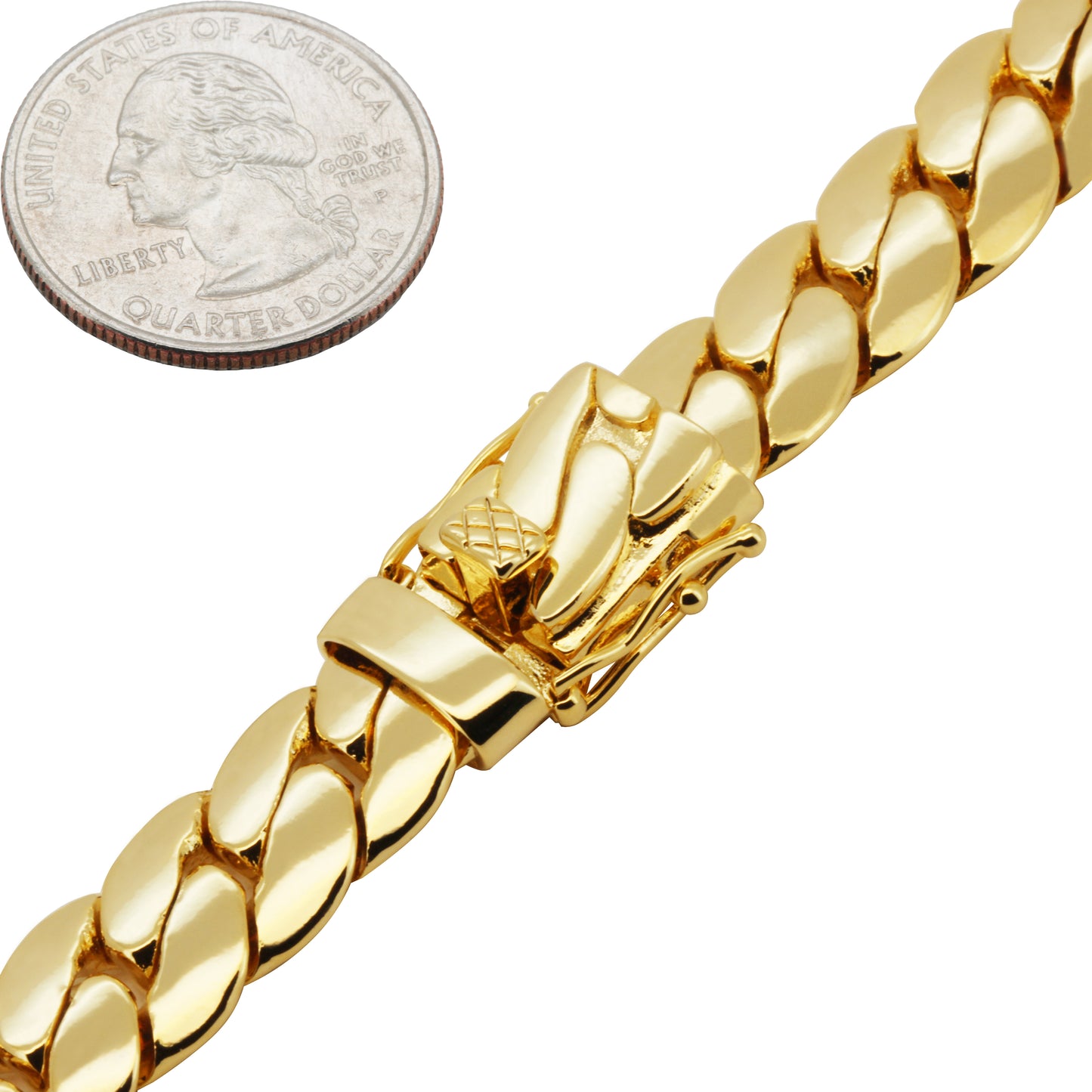 12mm Miami Cuban Link Chain 20"