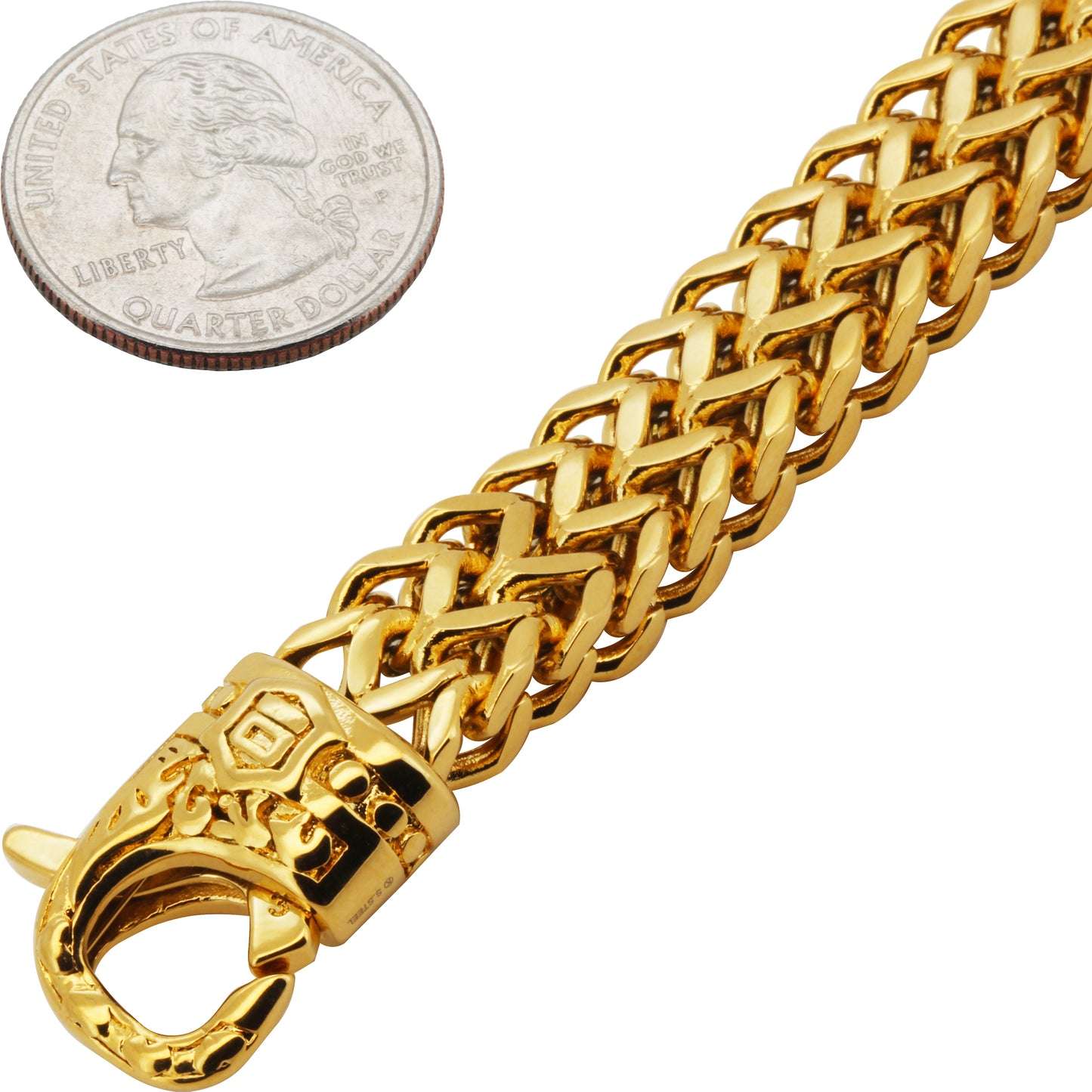 12mm Double Row Franco Bracelet 8.5”