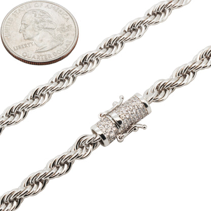 6mm Rope Chain 22"
