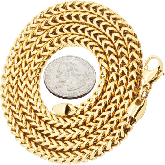 5mm Smooth Franco Chain 24"