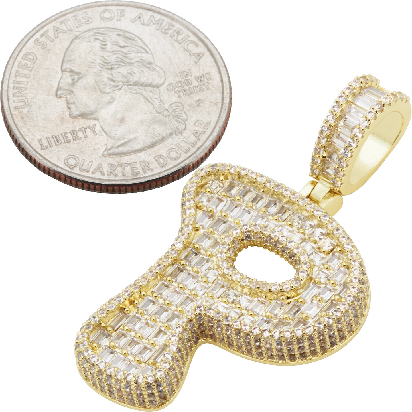 Bubble Letter P Pendant