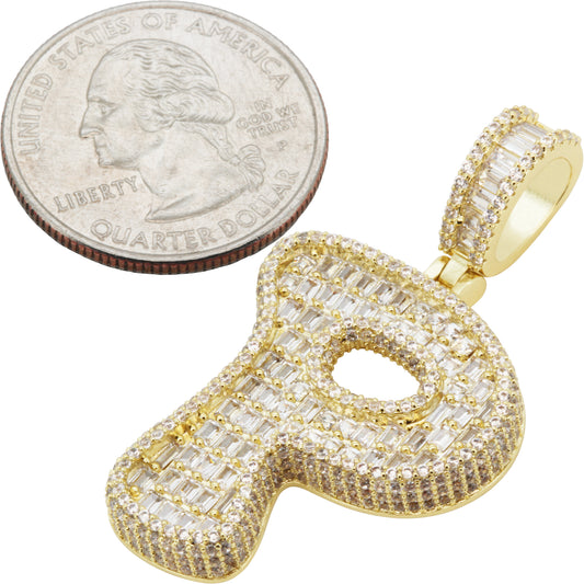 Bubble Letter P Pendant