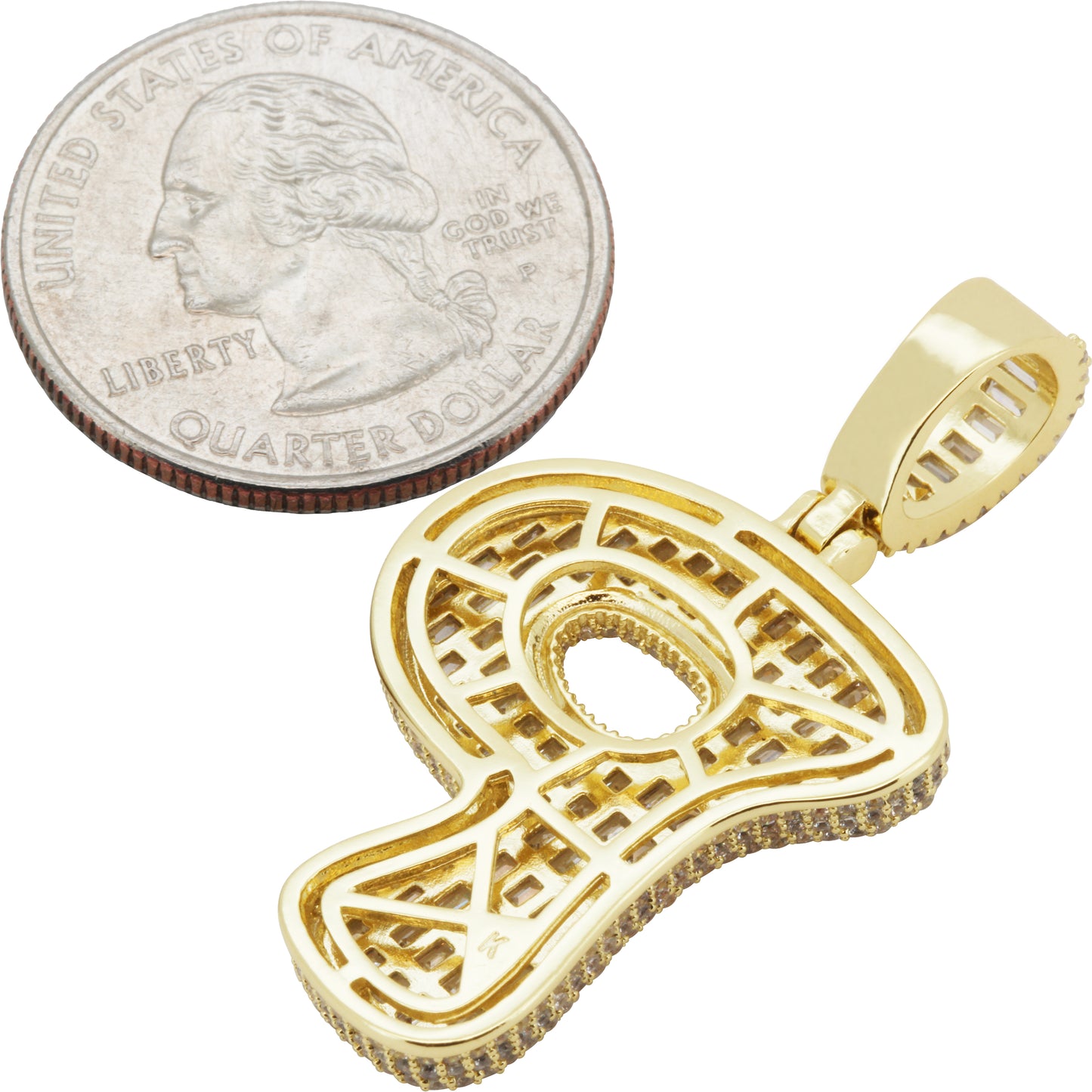 Bubble Letter P Pendant