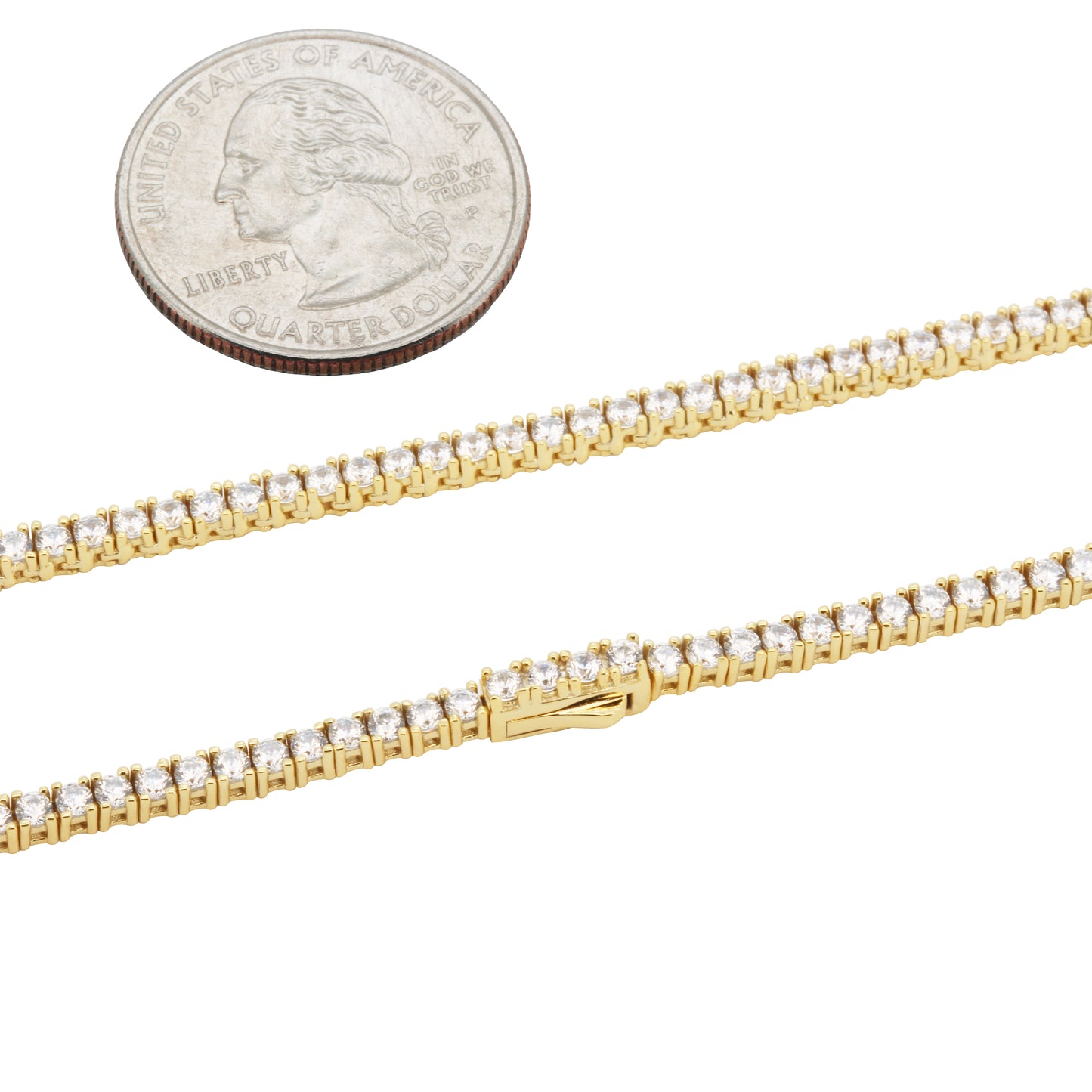 2mm Tennis Bracelet 6"