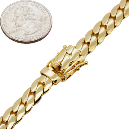 9mm Miami Cuban Link Chain 22"