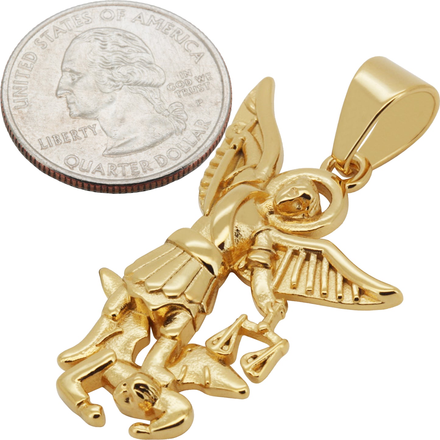 Saint Michael The Archangel Pendant M
