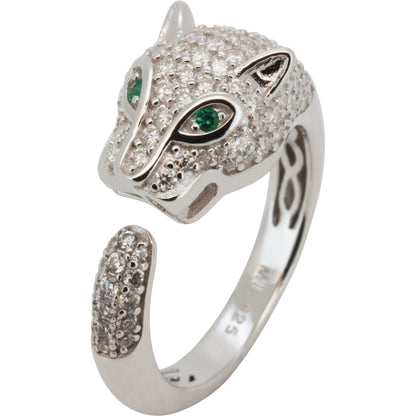 Moissanite Panther Ring Size 7