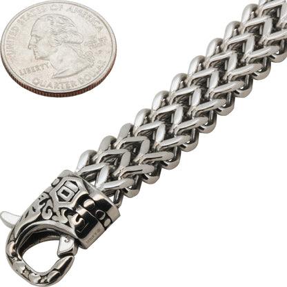 12mm Double Row Franco Bracelet 8.5”