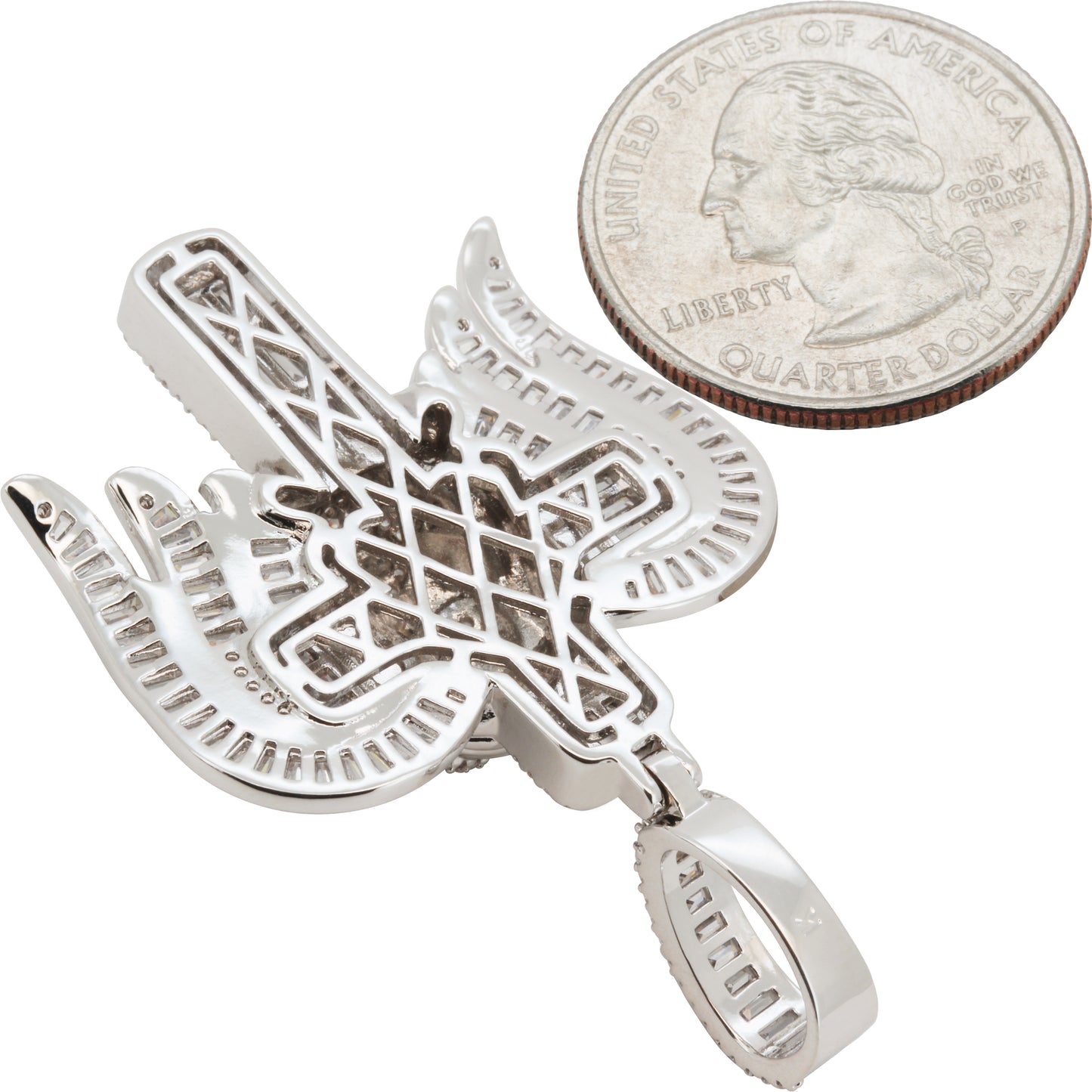 Jesus Angel Wing Cross Pendant