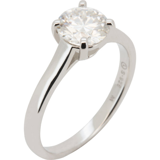 1.2ct Moissanite Engagement Ring Size 8