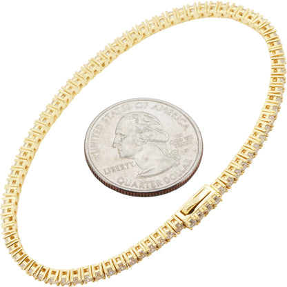 2mm Tennis Bracelet 6"