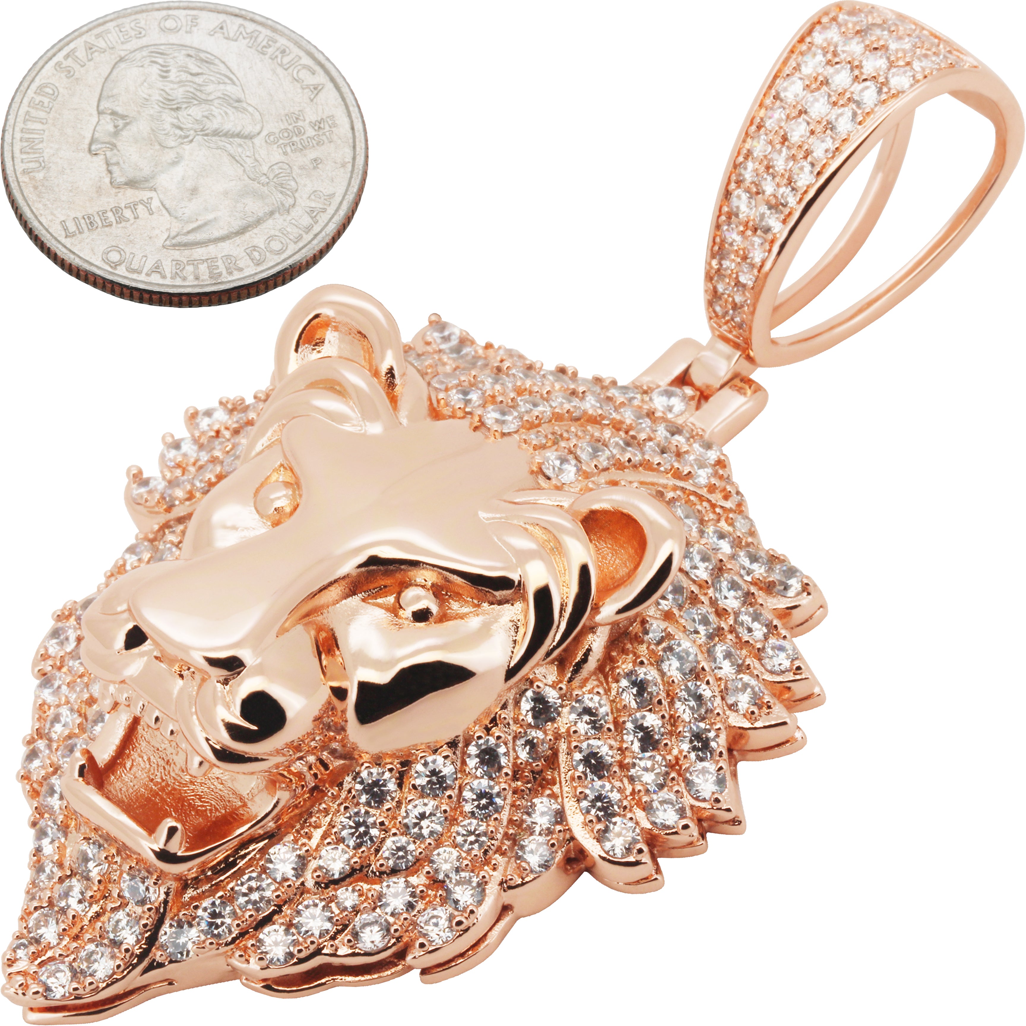 Lion Head Pendant – Lucky Chain Jewelry