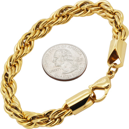9mm Rope Bracelet 8.5"