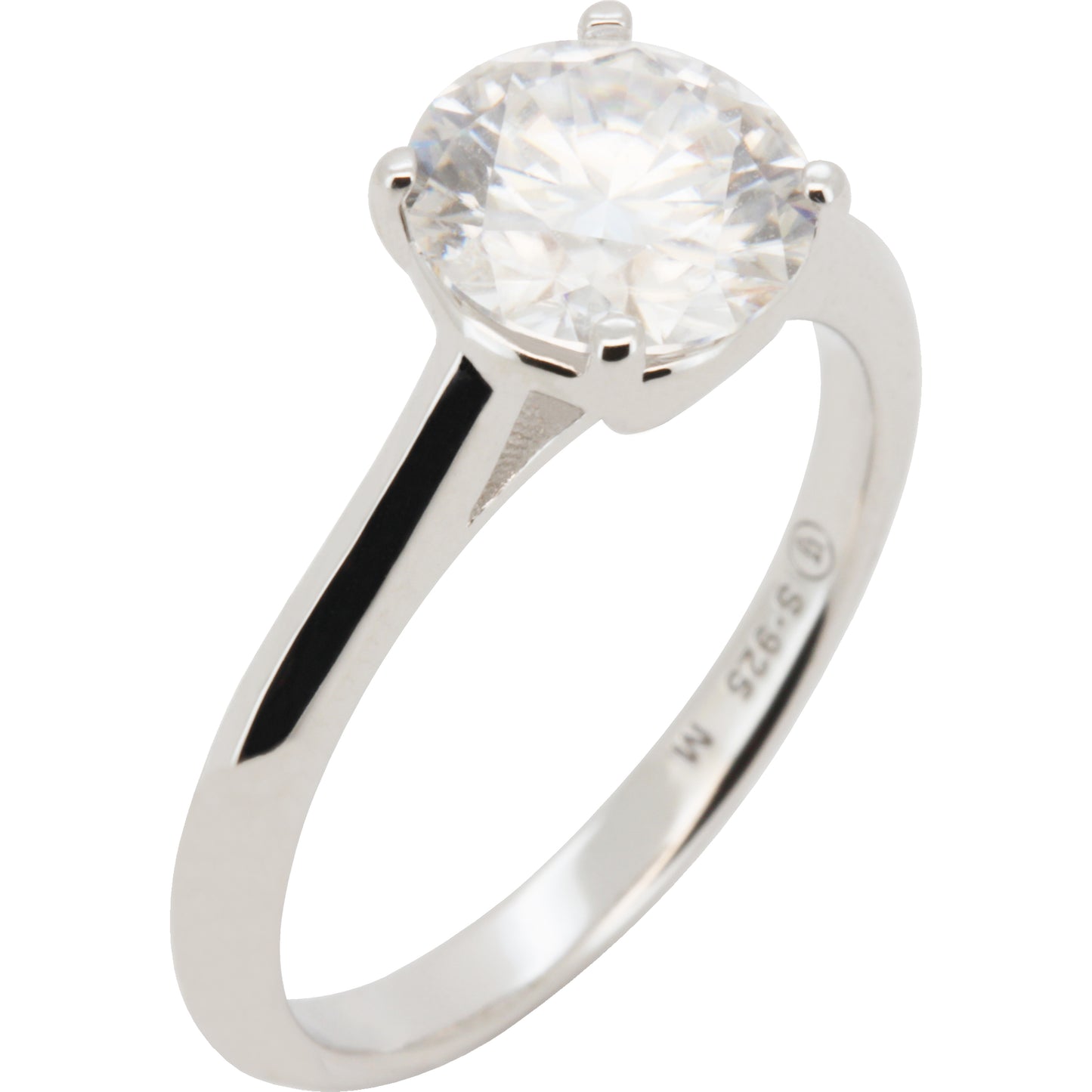 2ct Moissanite Engagement Ring Size 9
