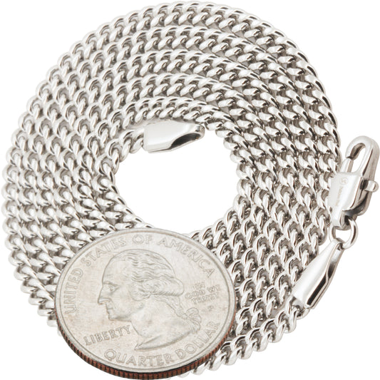 3mm Miami Cuban Link Chain 18"