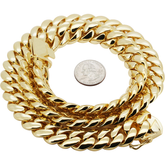 18mm Miami Cuban Link Chain 30"