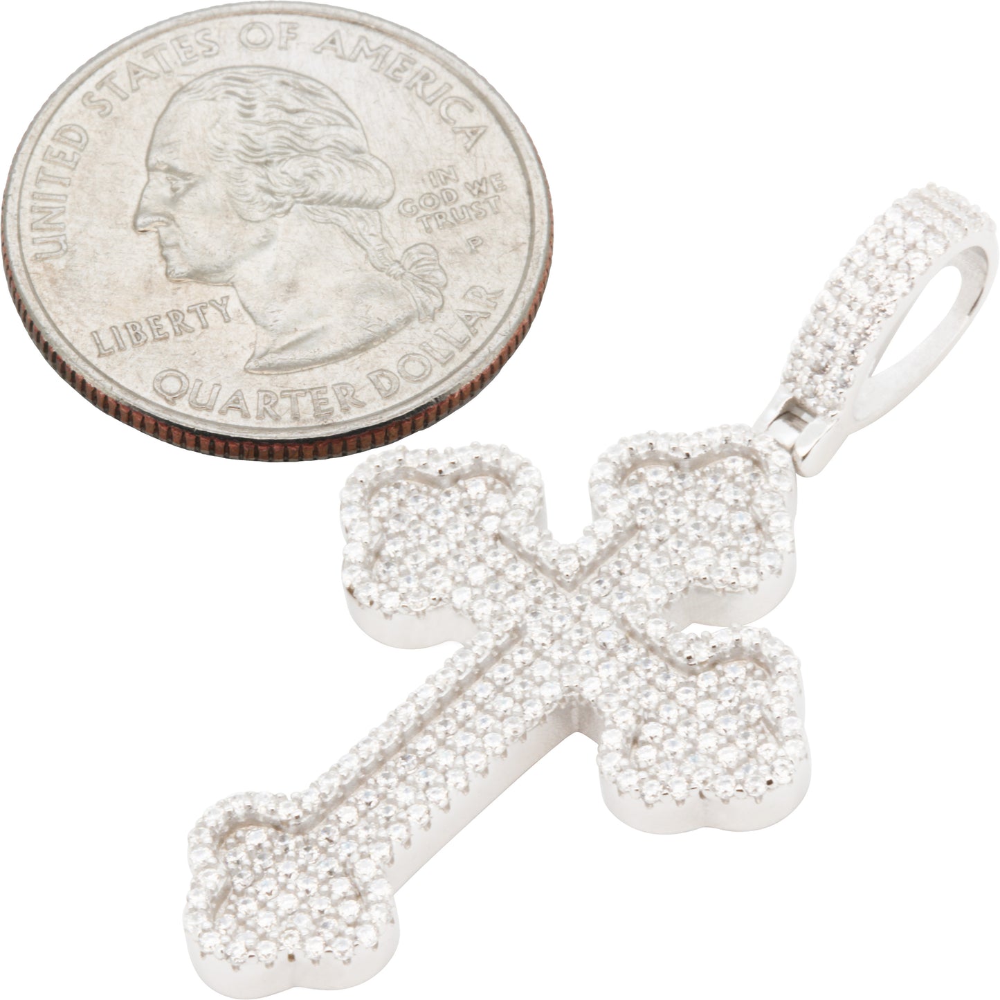 Cross Pendant (925 Sterling Silver)