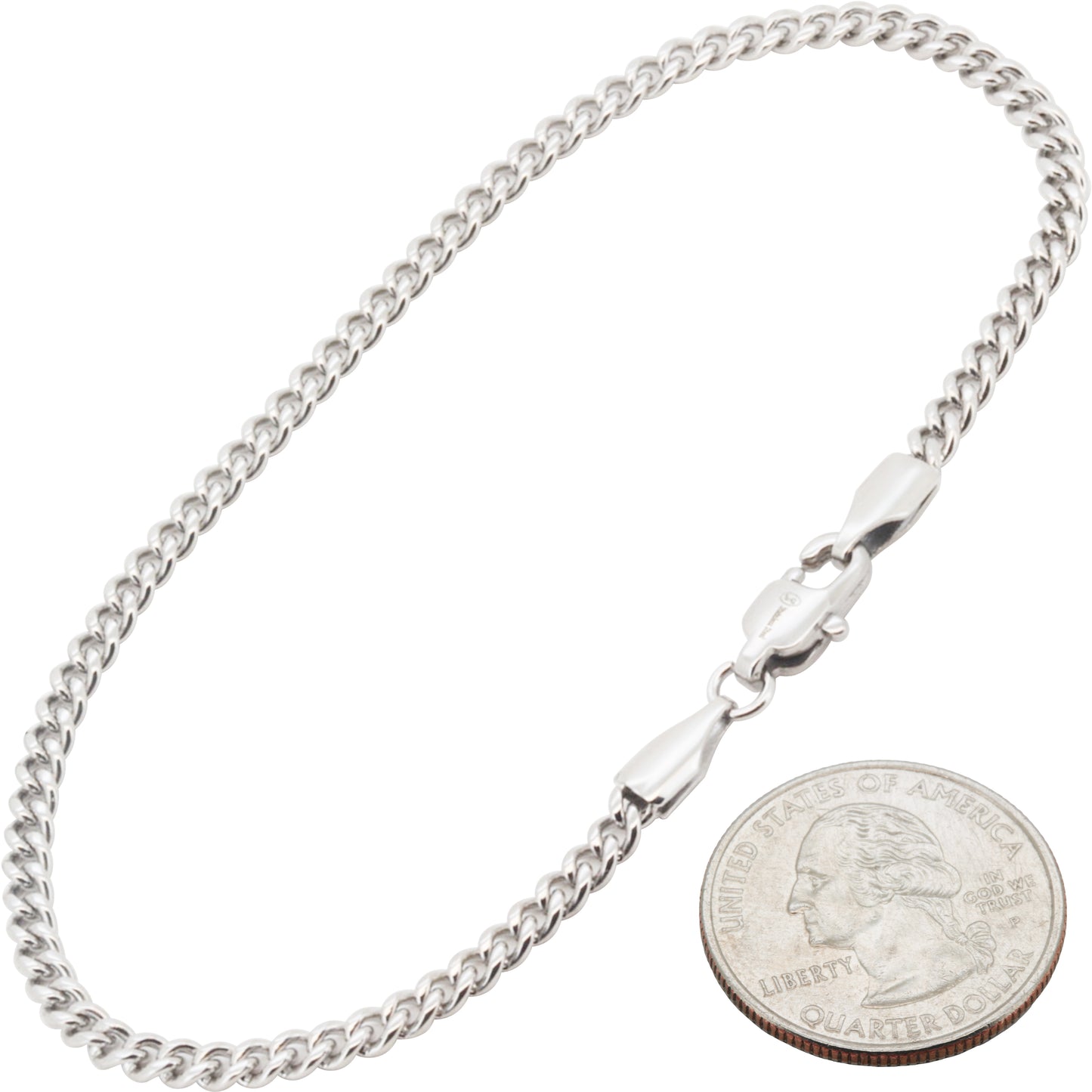 3mm Miami Cuban Link Bracelet 7.5"